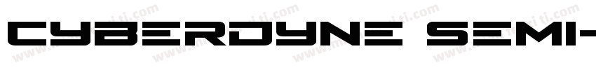 Cyberdyne Semi-Itali字体转换